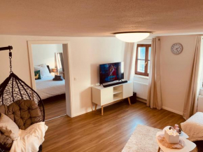 Cozy & modern &Netflix Wohnung mit Blick ins Grüne